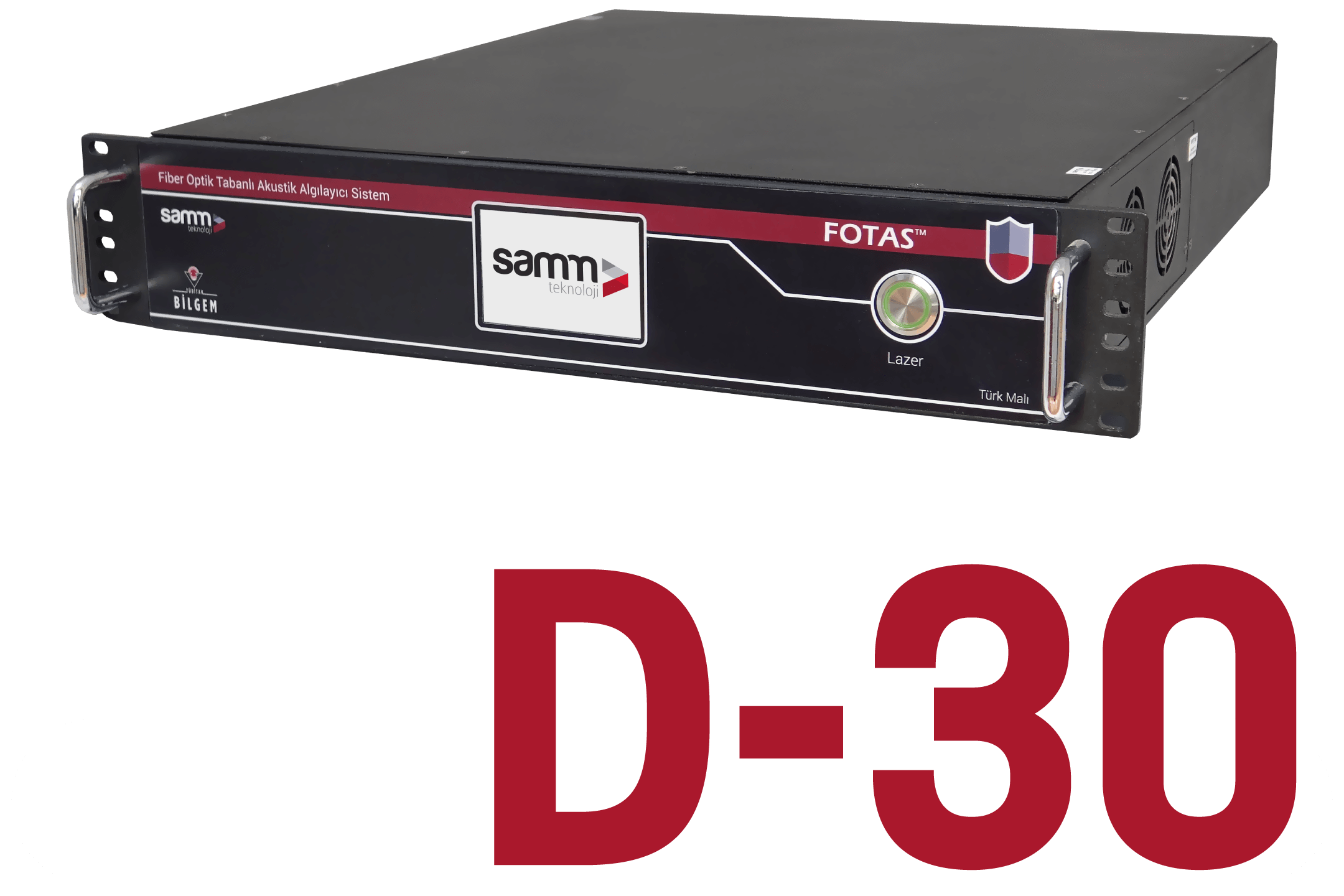 FOTAS D-30 fiber optic distributed acoustic sensing system for perimeter security and early detection of threats.